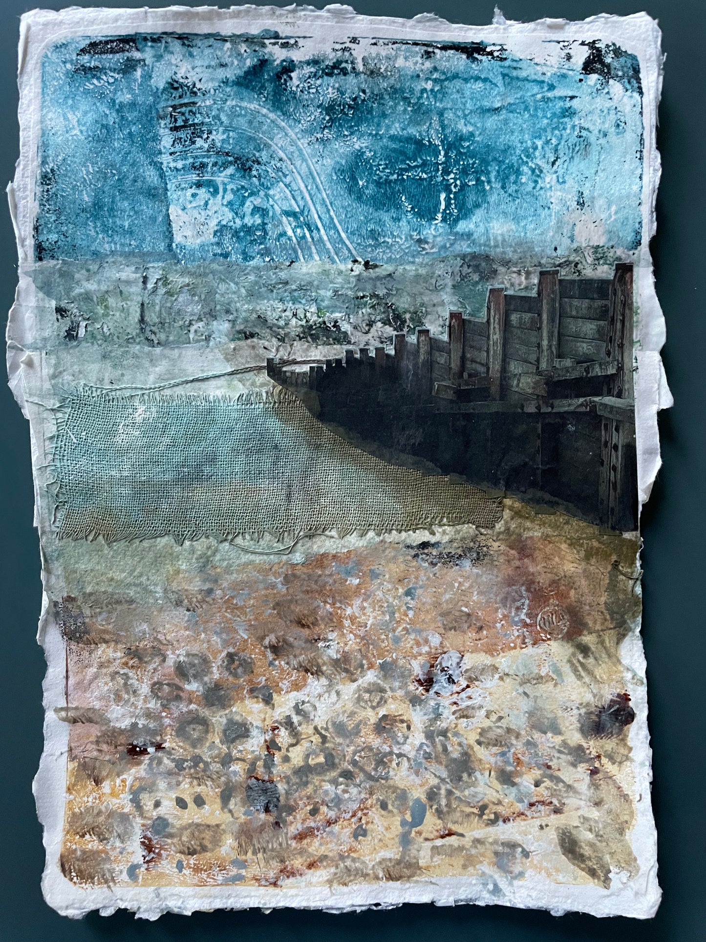 Whitstable Bay Collage (Giclee print A4)